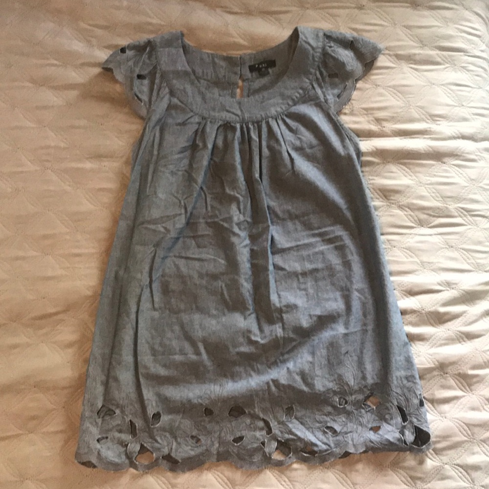 Jean colored cut out dress